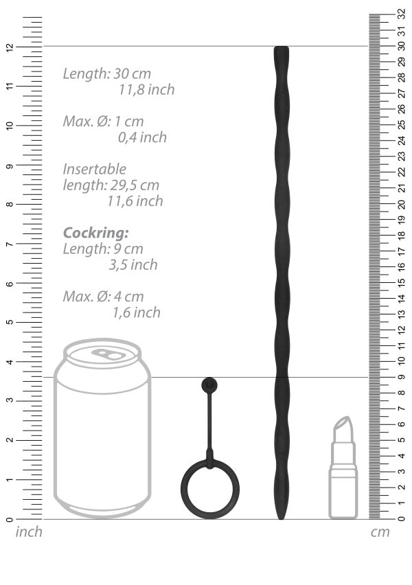 Tige pour urètre en Silicone 29cm - 10mm – Image 9