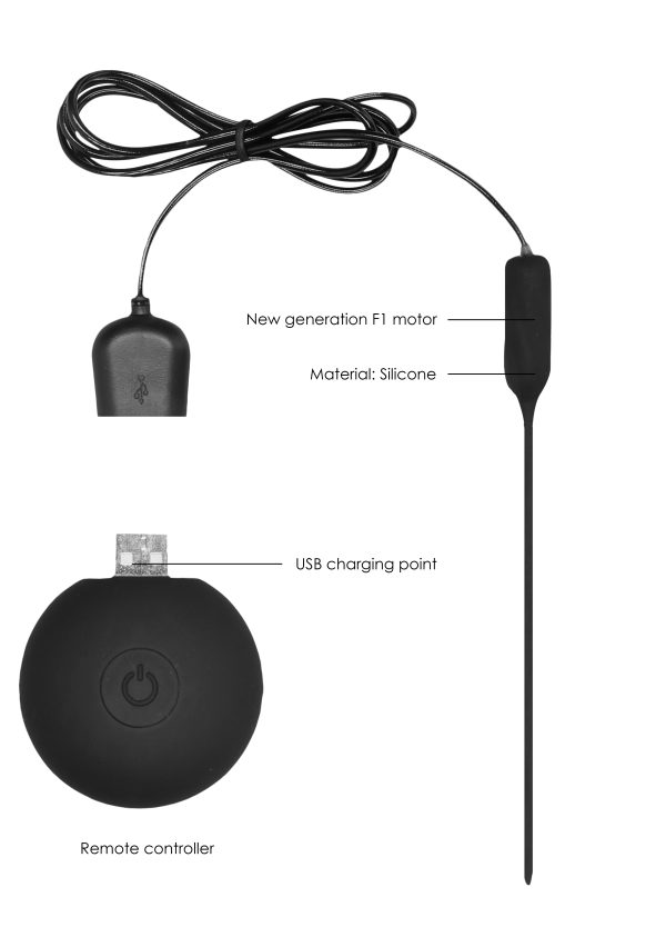 Tige pour Urètre vibrante Silicone 10.5cm - 4mm – Image 3