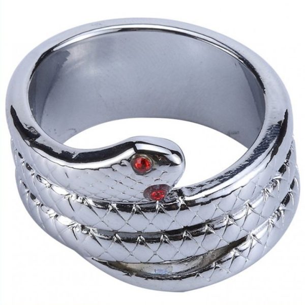 Anneau de gland en métal Snake – Image 2