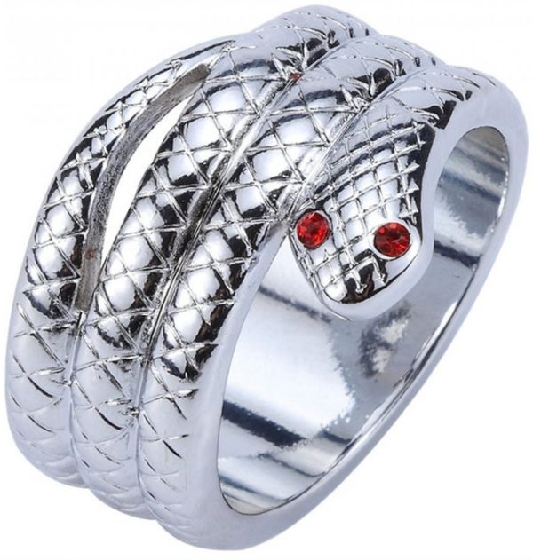 Anneau de gland en métal Snake