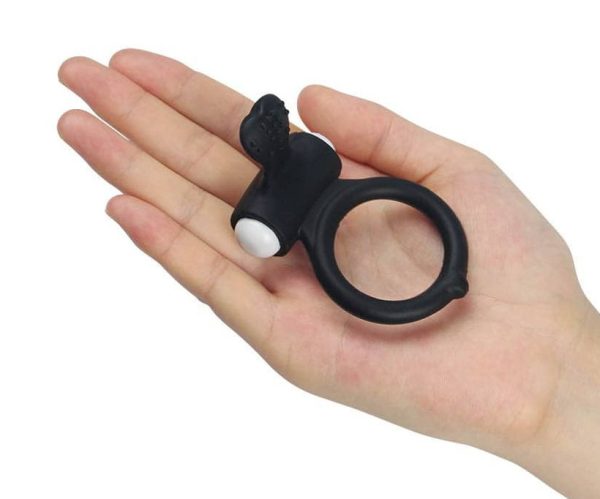 Anneau Vibrant Power Clit HEART – Noir – Image 4