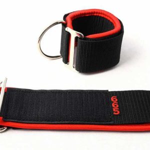 Attaches néoprène Noir-Rouge