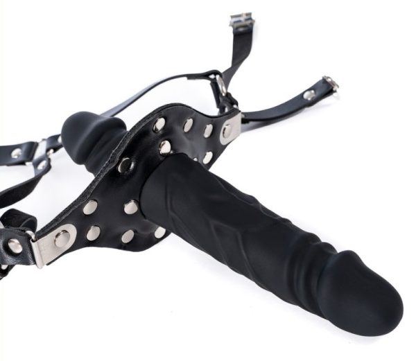 Bâillon avec gode Strap Dick 12cm – Image 5