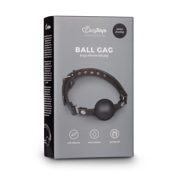 Baillon Boule en silicone Noir – Image 2