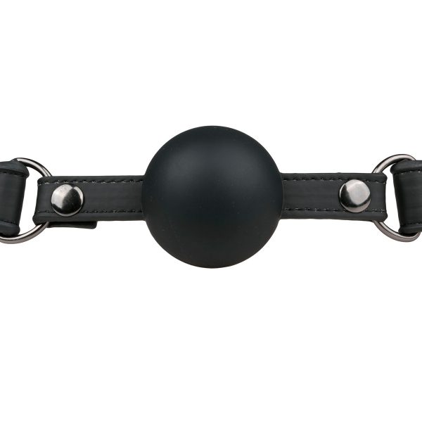 Baillon Boule en silicone Noir – Image 4