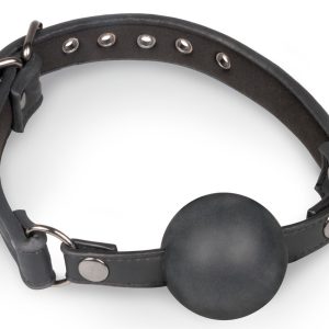 Baillon Boule en silicone Noir