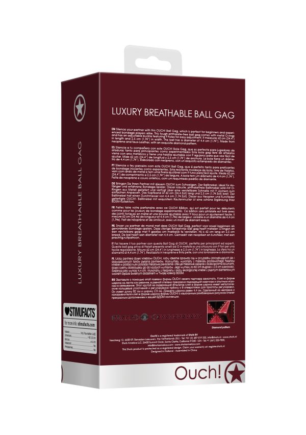 Baillon Boule LUXURY Rouge – Image 7
