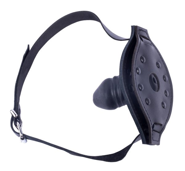 Bâillon en cuir avec Vac-U-Lock – Image 5