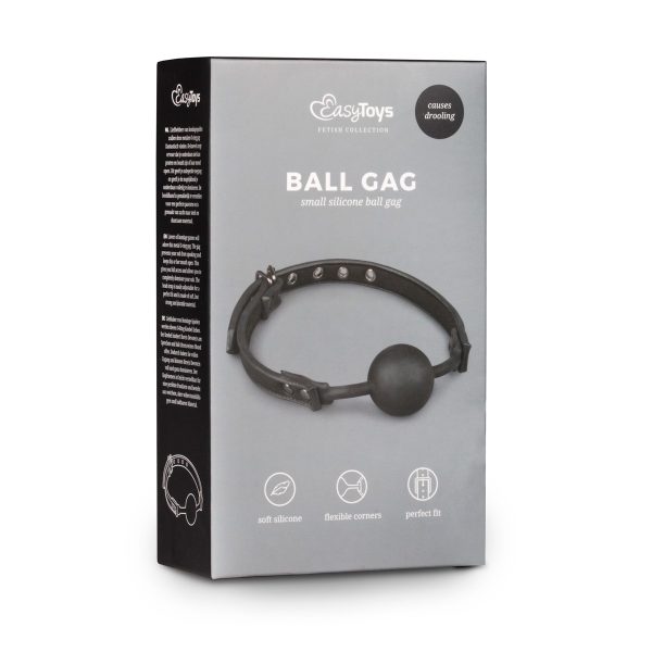 Baillon flexible avec boule silicone Noir – Image 2