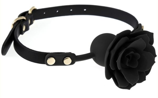 Bâillon Flower Gag Noir