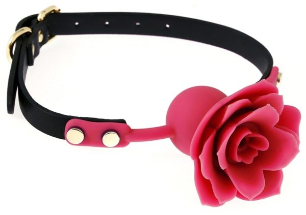 Bâillon Flower Gag Rose