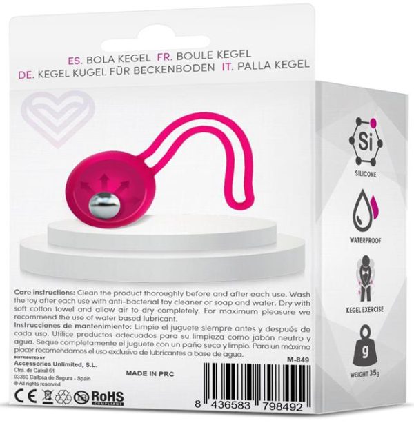 Boule de Kegel Fitty 1 Rose 3.4cm - Poids 35gr – Image 4