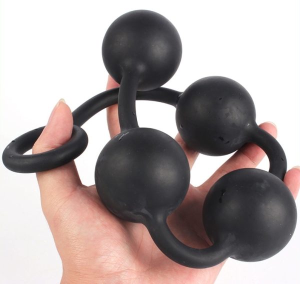 Boules anales en silicone Quarty L 45 x 5cm – Image 3