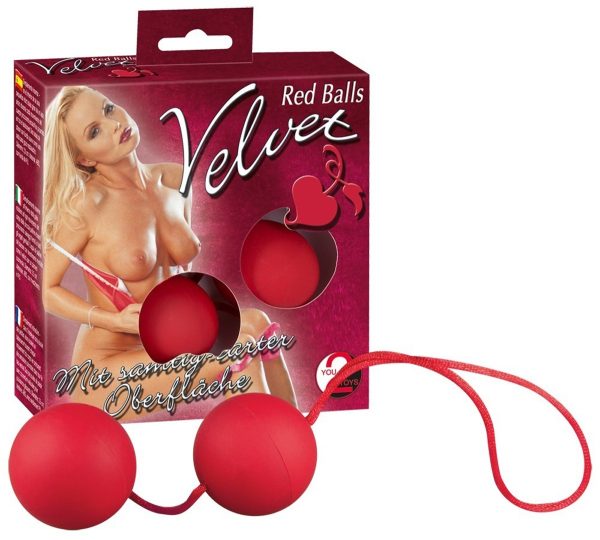 Boules geisha rouges - 3.4 cm – Image 2