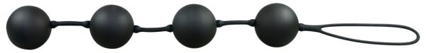 Boules anales Velvet 23 x 3.5cm noires – Image 3