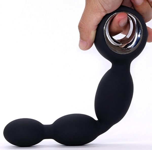 Boules anales vibrantes Funny Balls 17 x 3.5cm – Image 2