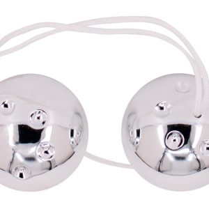 Boules de Geisha Duo Balls Silver