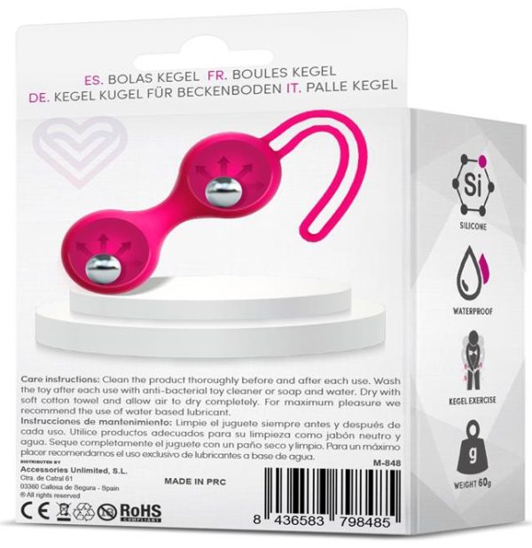 Boules de Kegel Fitty 3 Roses 3cm - Poids 62gr – Image 4