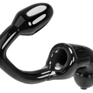 Cage de chasteté et Plug TailPipe Noir