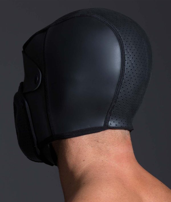 Cagoule Neo Bondage Néoprène noire – Image 7