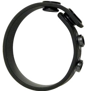 Cock Strap en silicone Noir