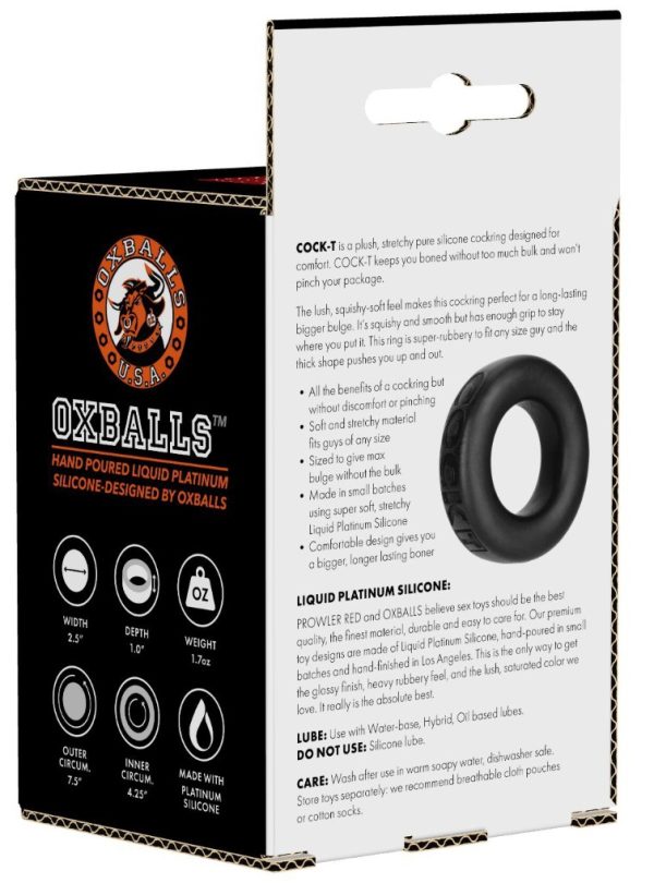 Cockring Cock-T Prowler 35mm Noir – Image 4