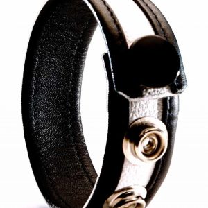 Cockring Cuir Blanc