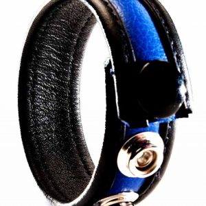 Cockring Cuir Bleu