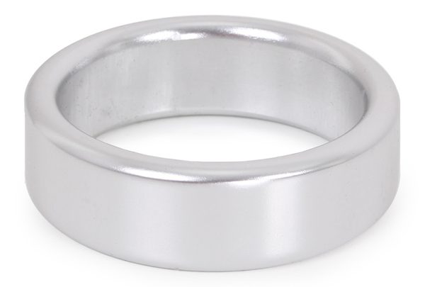 Cockring en aluminium Circle 15mm Argenté – Image 2
