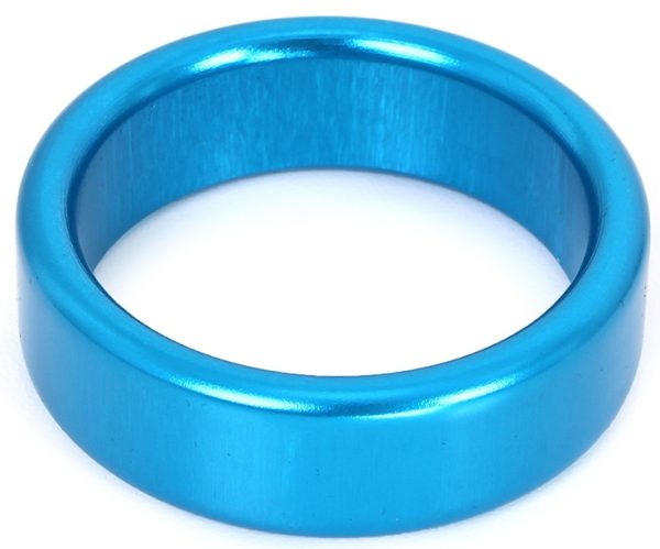 Cockring en aluminium Circle 15mm Bleu – Image 2
