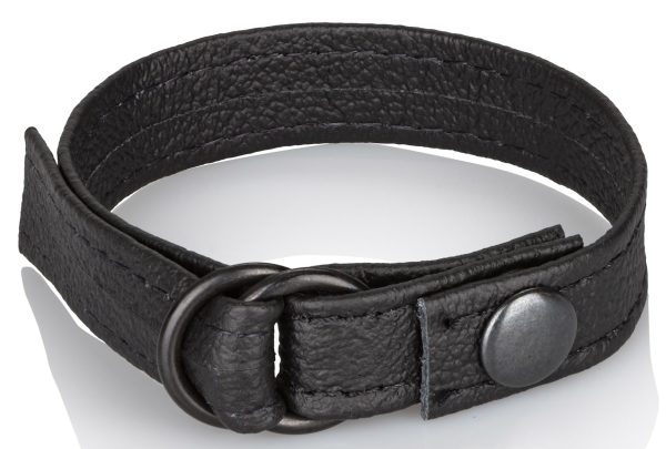 Cockring en cuir CINCH Noir – Image 3