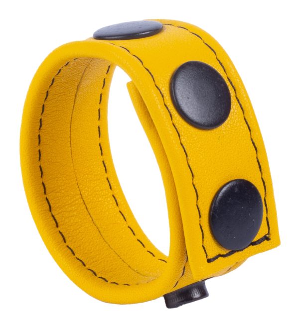 Cockring en cuir Cocky Jaune