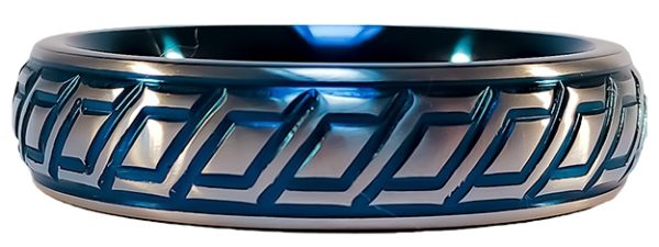 Cockring en métal Blue Wave – Image 2
