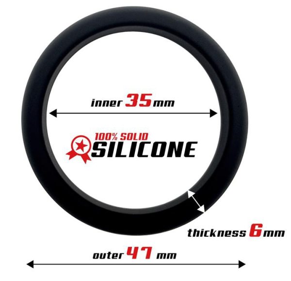 Cockring en silicone Beast Noir – Image 3