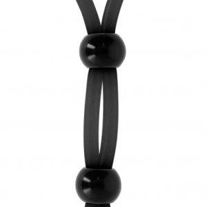 Cockring en silicone Double Ring Booster 20cm