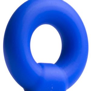 Cockring en silicone Knob bleu