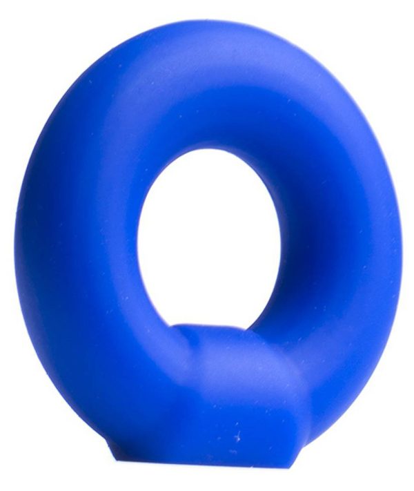 Cockring en silicone Knob bleu