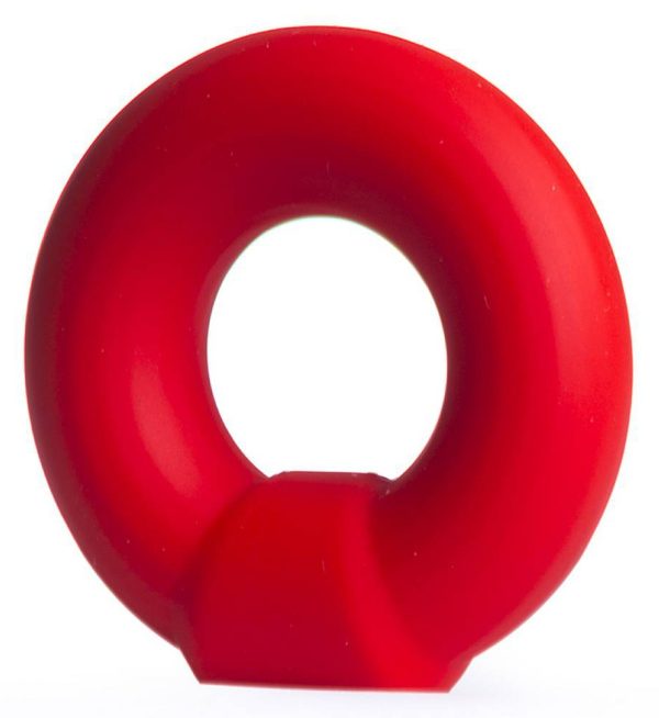 Cockring en silicone Knob rouge