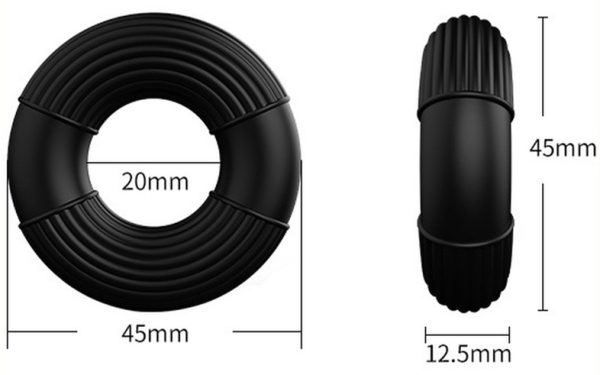 Cockring en silicone Michy 20mm – Image 5