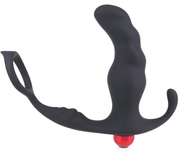 Cockring et plug vibrant Knight 10 x 3.5cm – Image 2