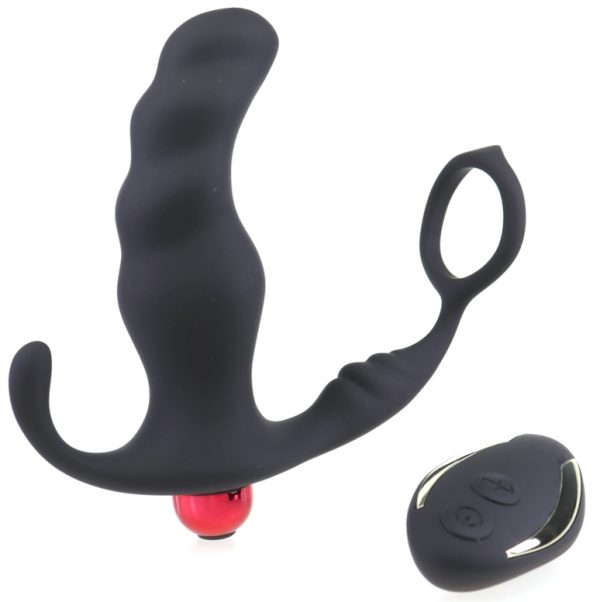Cockring et plug vibrant Knight 10 x 3.5cm – Image 11