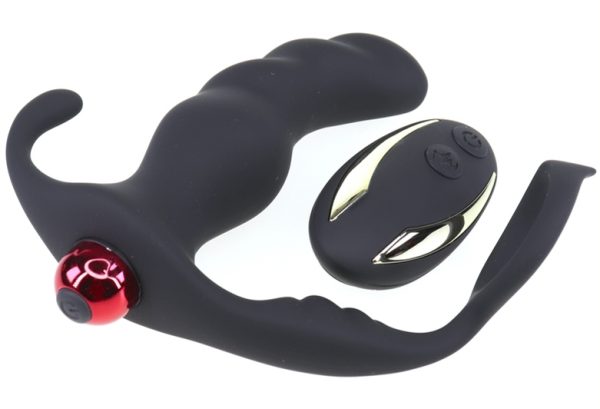 Cockring et plug vibrant Knight 10 x 3.5cm – Image 9