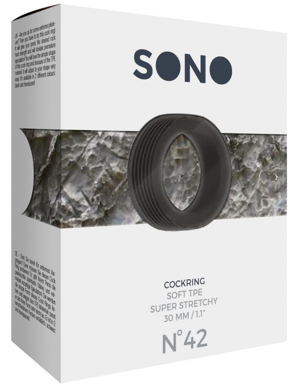 Cockring Line Flex Sono N°42 - 30mm Noir – Image 2
