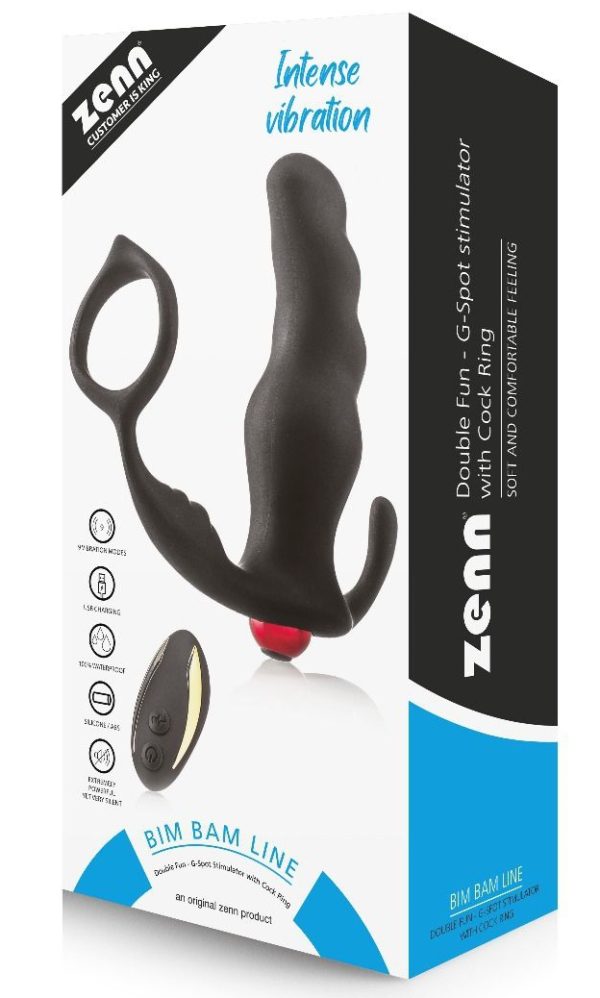 Cockring - Plug vibrant Intense Vibration 10 x 3.8cm – Image 2