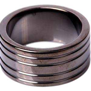 Cockring RIBBED Black 25mm