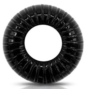 Cockring souple Striped Noir