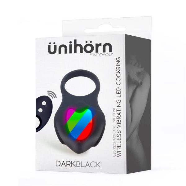 Cockring vibrant DarkBlack 10 Vibrations – Image 2