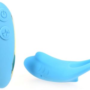 Cockring vibrant Shark 29mm Bleu