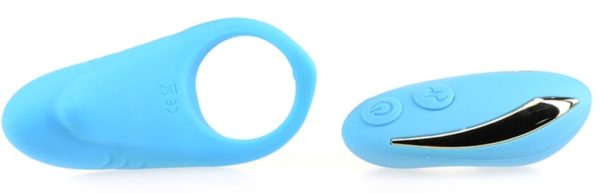 Cockring vibrant Shark 29mm Bleu – Image 5