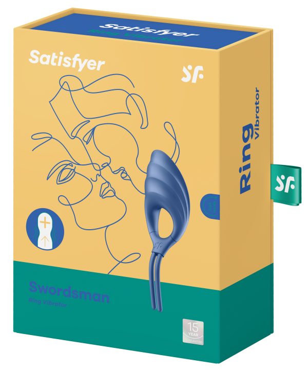 Cockring vibrant Swordsman Satisfyer Bleu – Image 2